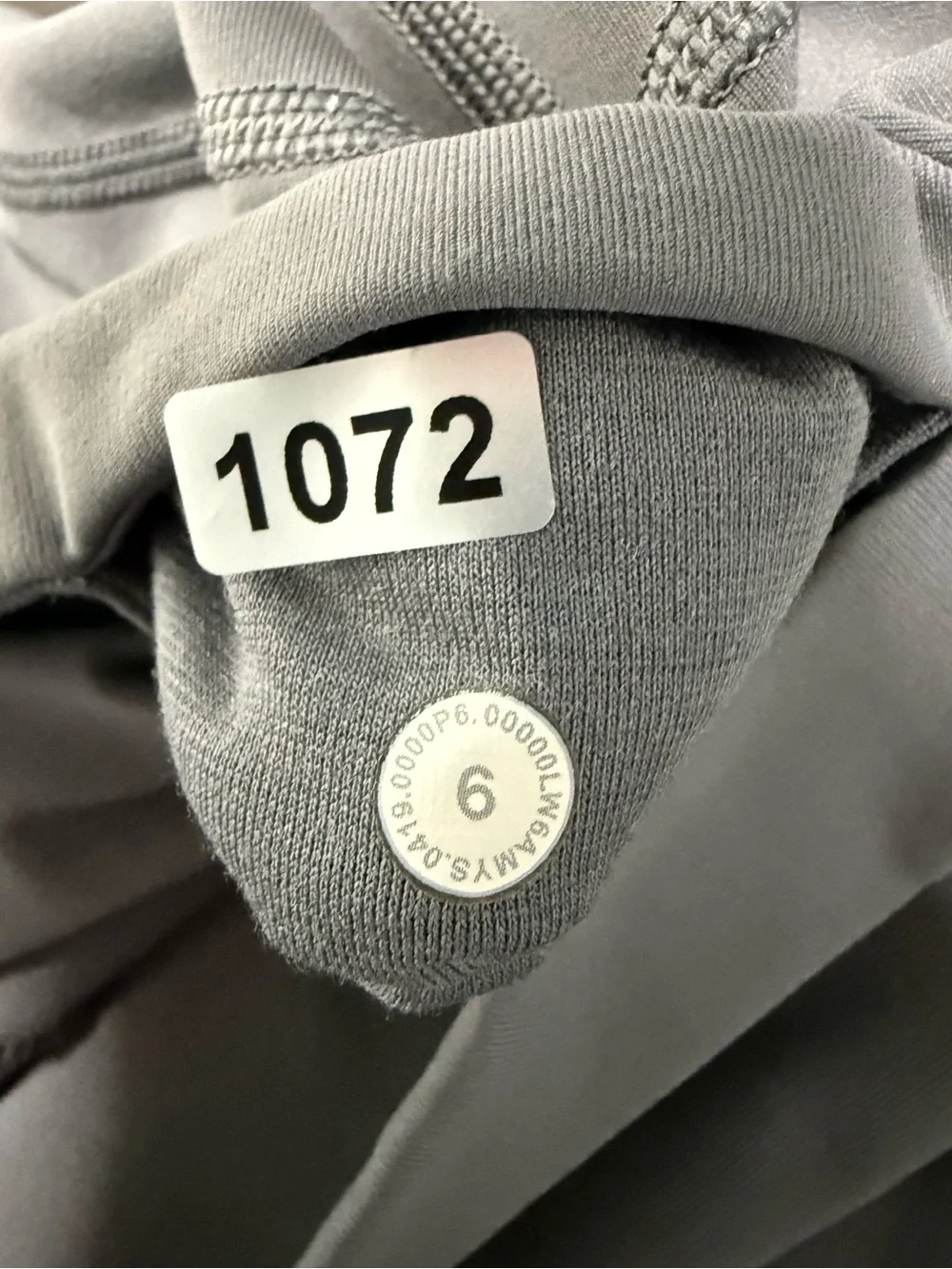 Lululemon All The Right Places Crop Leggings Gray Size 6 23” Side Pockets